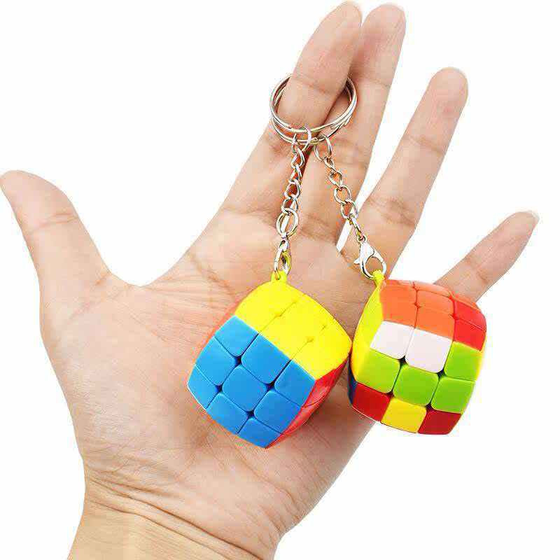 2PCS Mini 3x3 Speed Cube Keych - огляд і ціна Kids Education Related