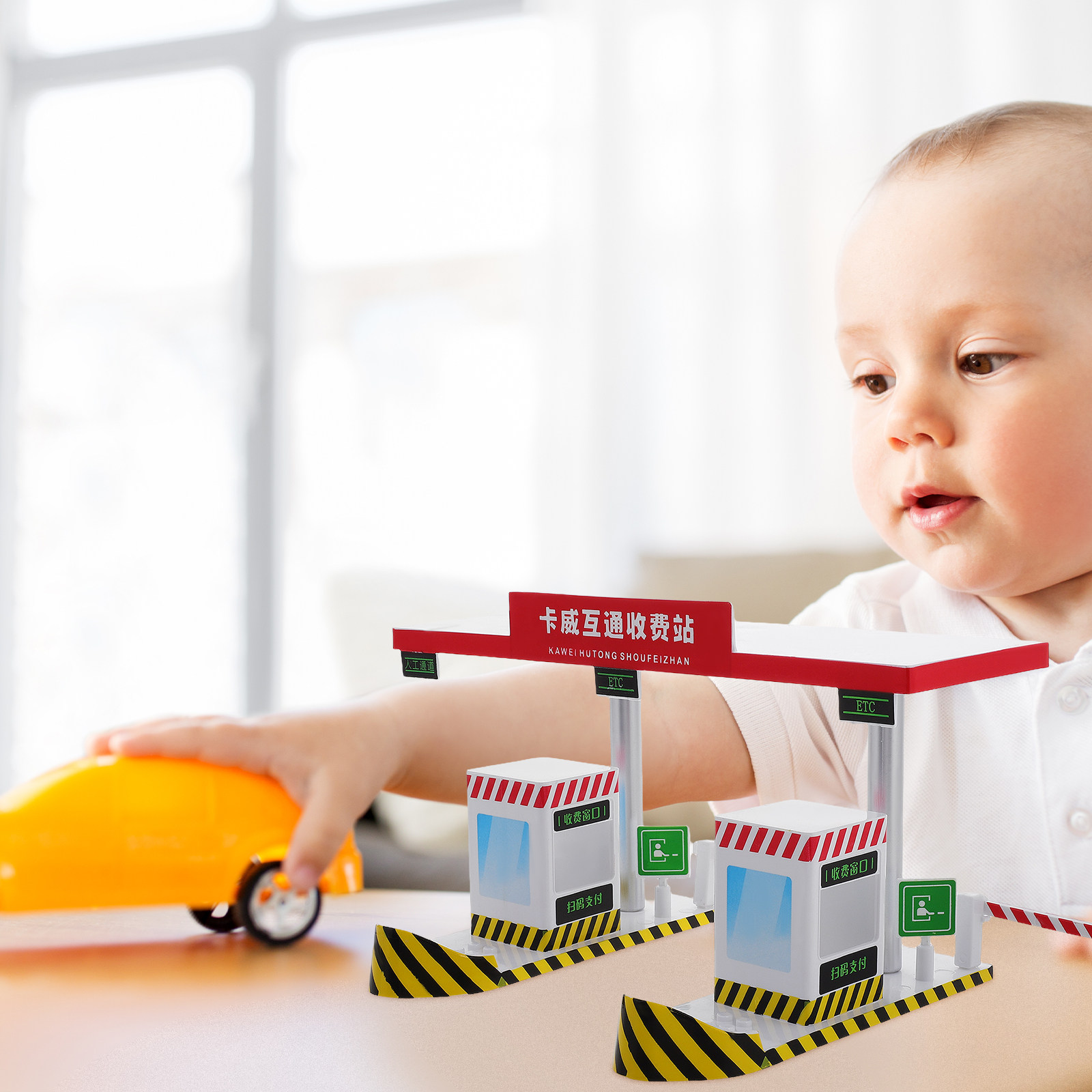 Plastic Toll Booth Playset Kid - огляд і ціна Kids Early Education