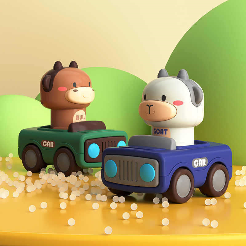 Animal Push and Go Car Toy, Du - огляд і ціна Kids Early Education