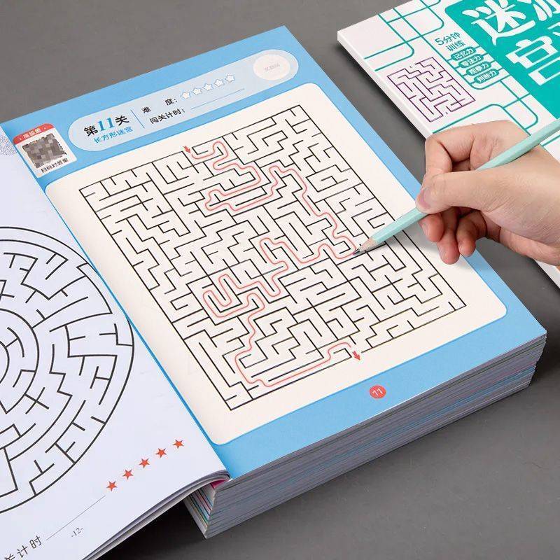 Children Maze Game Book Studen - огляд і ціна Kids Educational Game 3