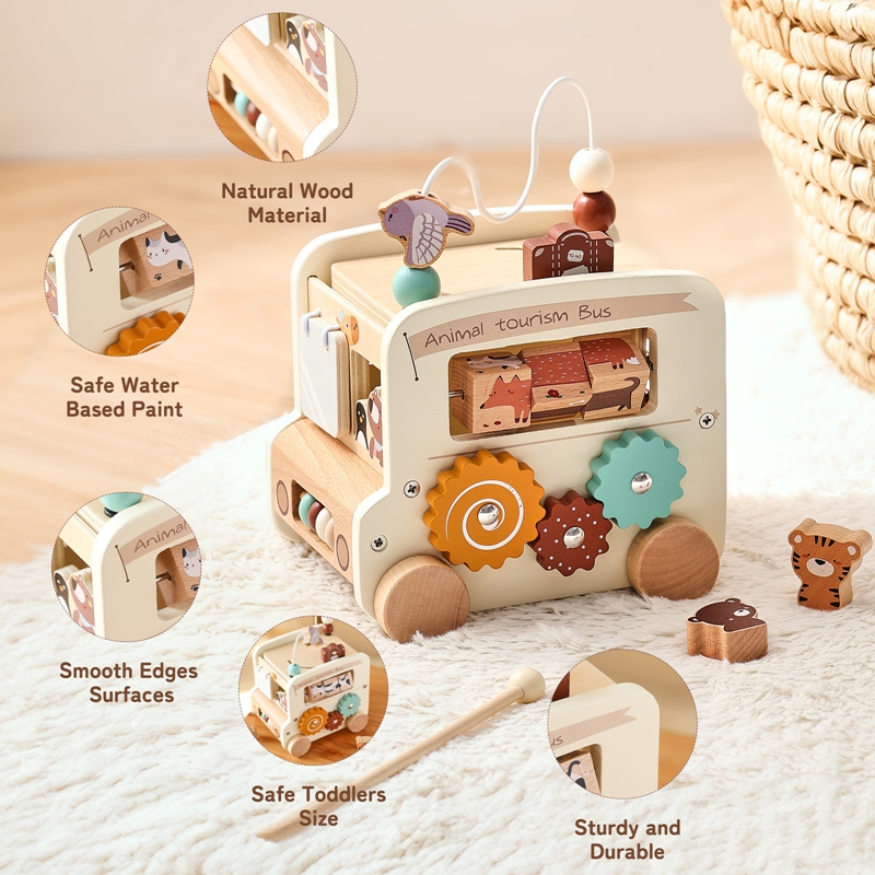 Montessori Wooden Children Toy - огляд і ціна Kids Educational Game 3