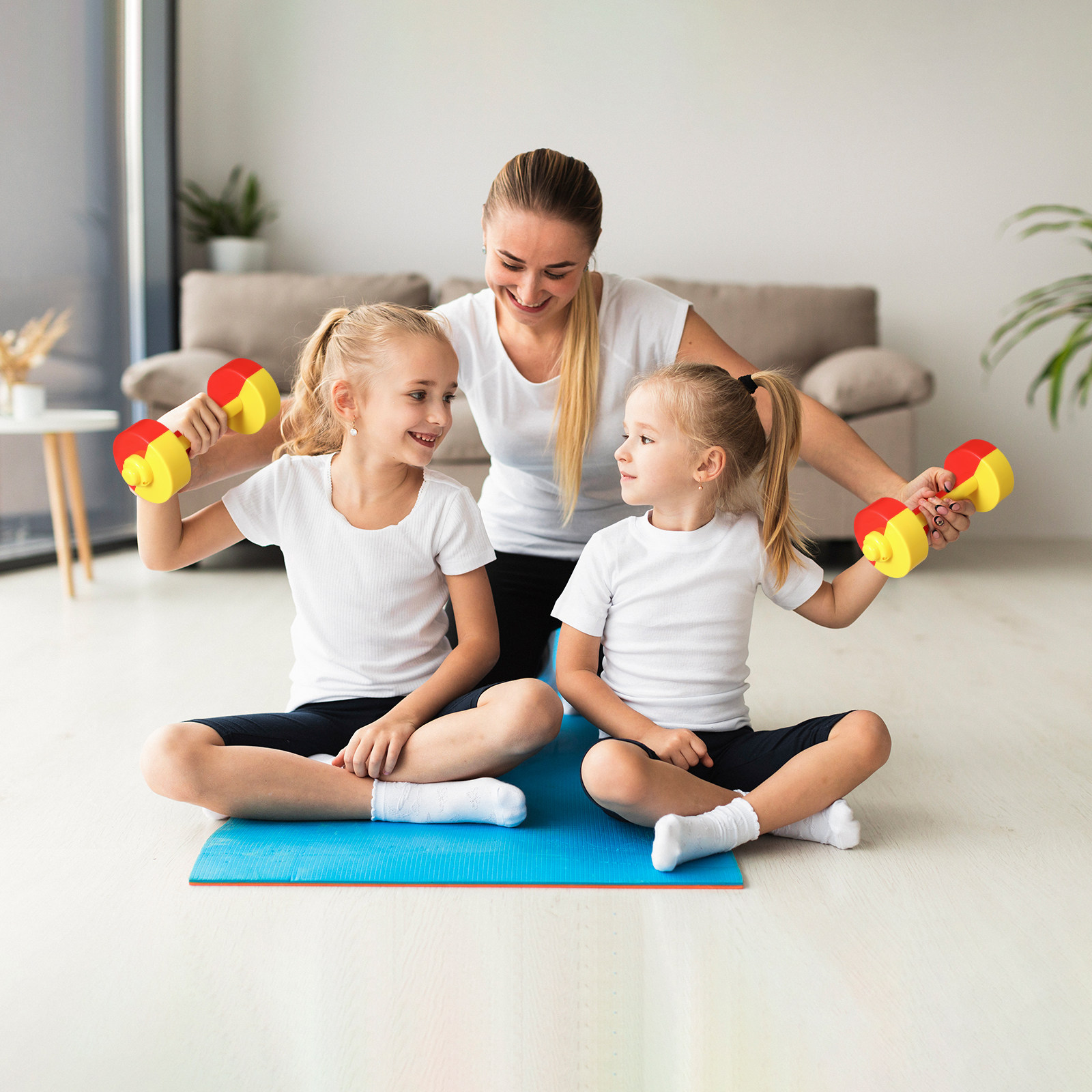 1Pair Children Plastic Dumbbel - огляд і ціна Kids Early Education
