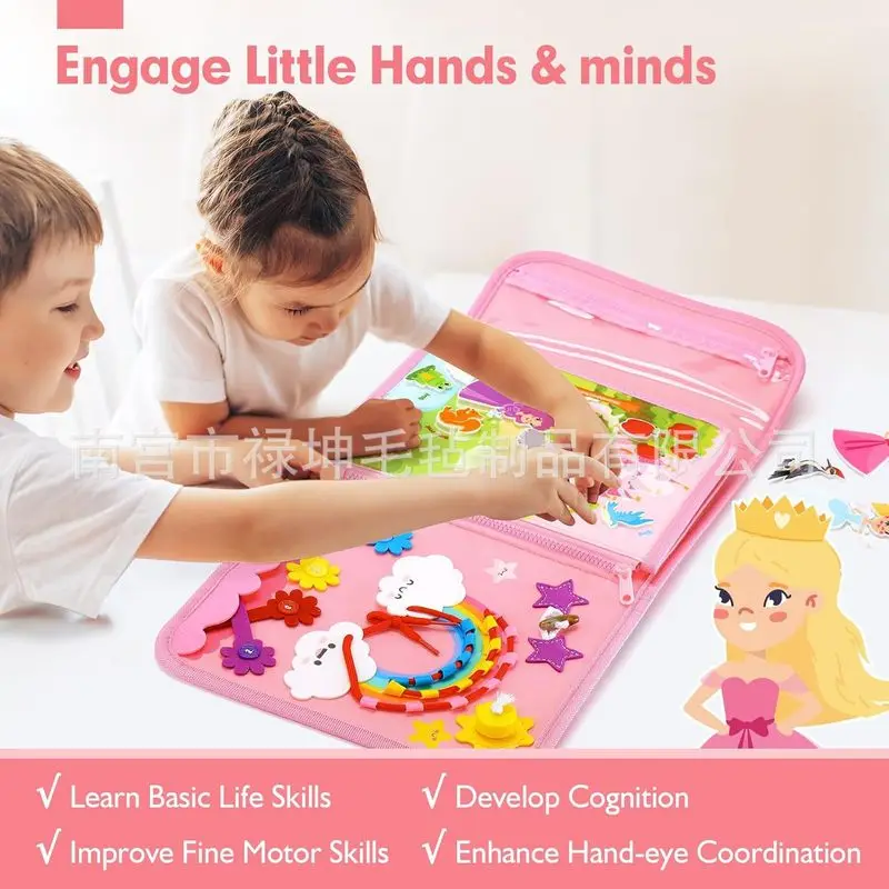 Princess Montessori Felt Busy  - огляд і ціна Kids Early Education